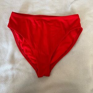 Kona Sol Vibrant Red Bikini Bottom